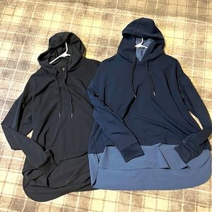 2 Calia hooded tunic sweatshirts